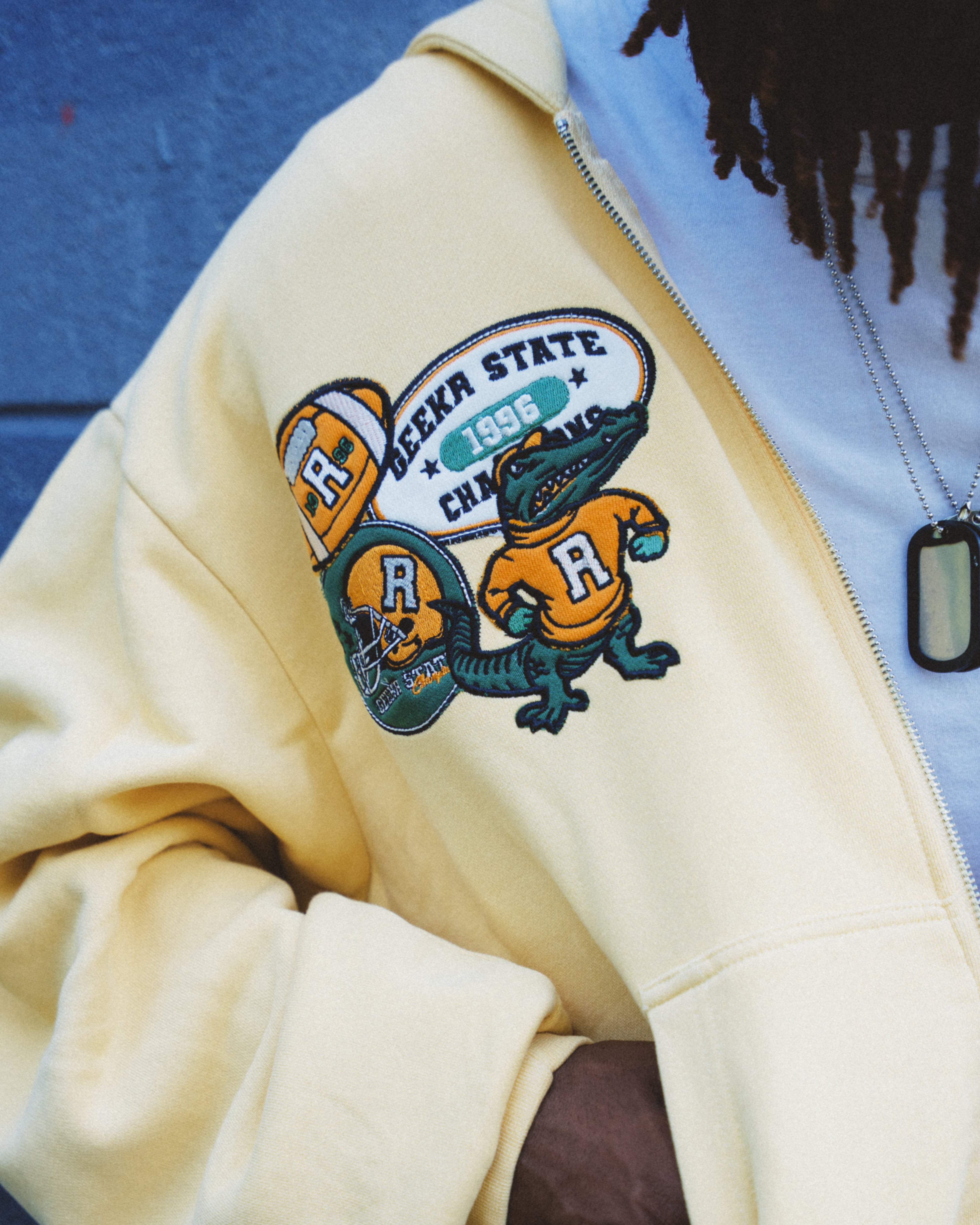 State Champs Oversized Zip-up Hoodie